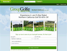 Tablet Screenshot of groupgolfer.com